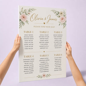 Foam Board Signs held in hand showing its 24 x 36 inches size