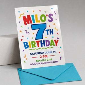 High-Gloss Invitations shown as another common application