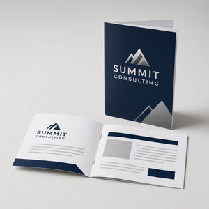Matte Booklets 8.5x5.5, 80lb silk text, matte finish