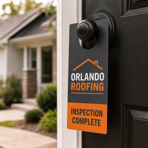 Matte Door Hangers, 14pt stock, matte finish