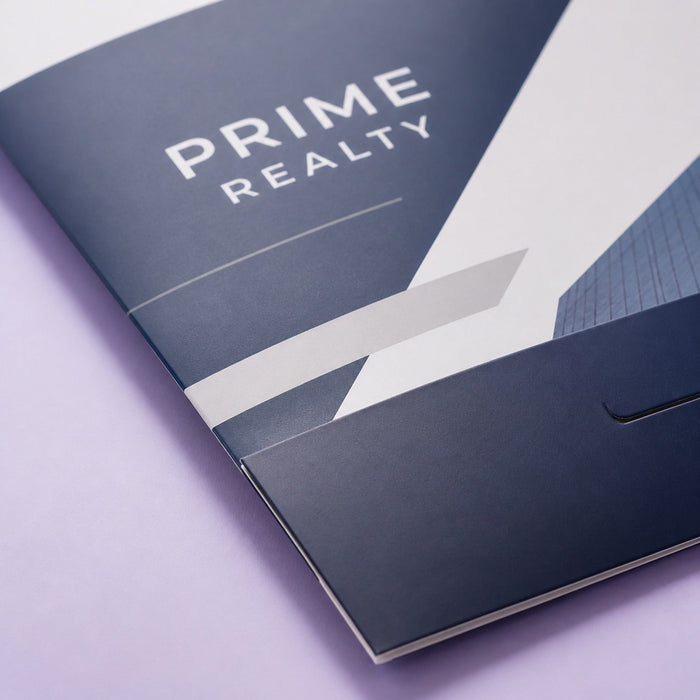 Matte Laminated Presentation Folders, 14pt stock, matte lamination