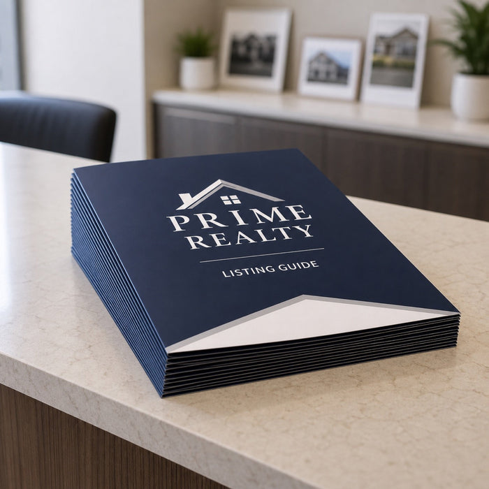 Matte Laminated Presentation Folders, 14pt stock, matte lamination