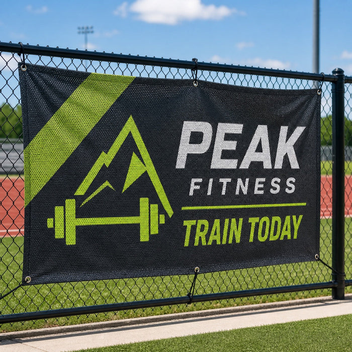 Mesh Banners, 8oz polyester mesh