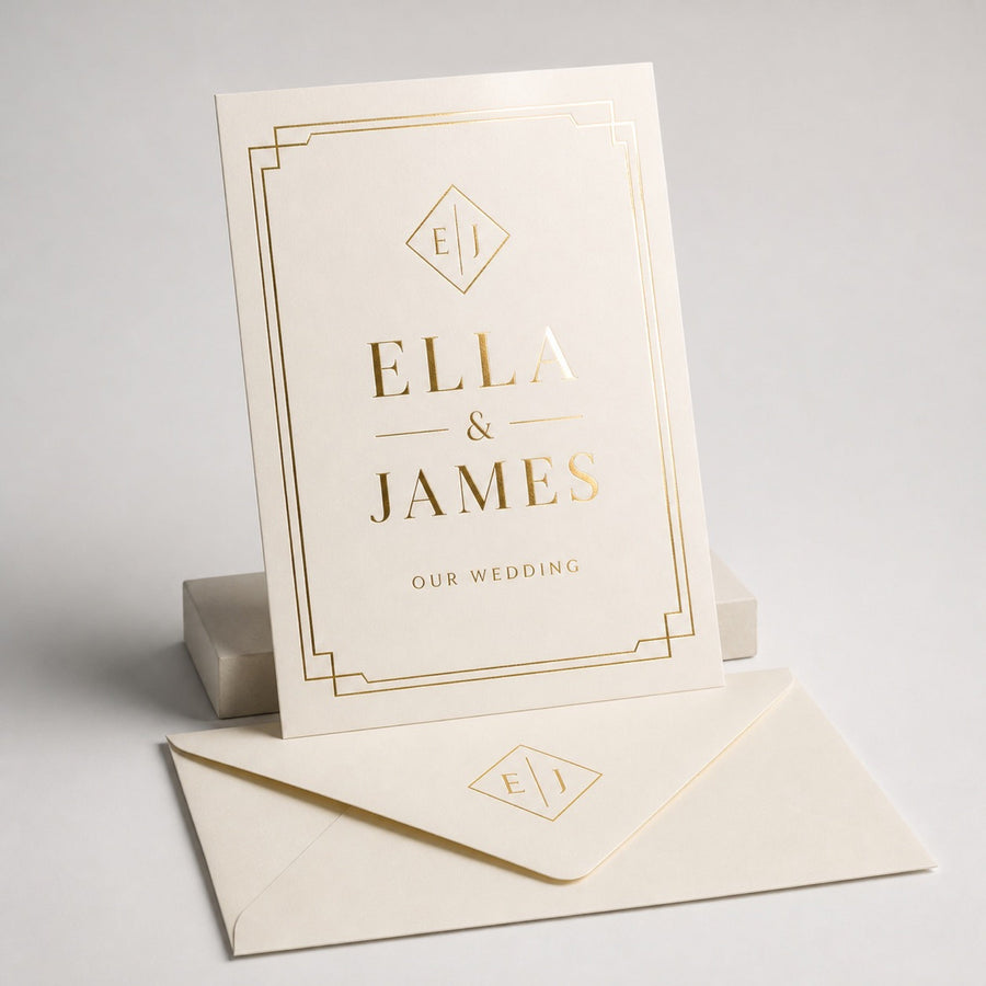 Metallic Foil Invitations
