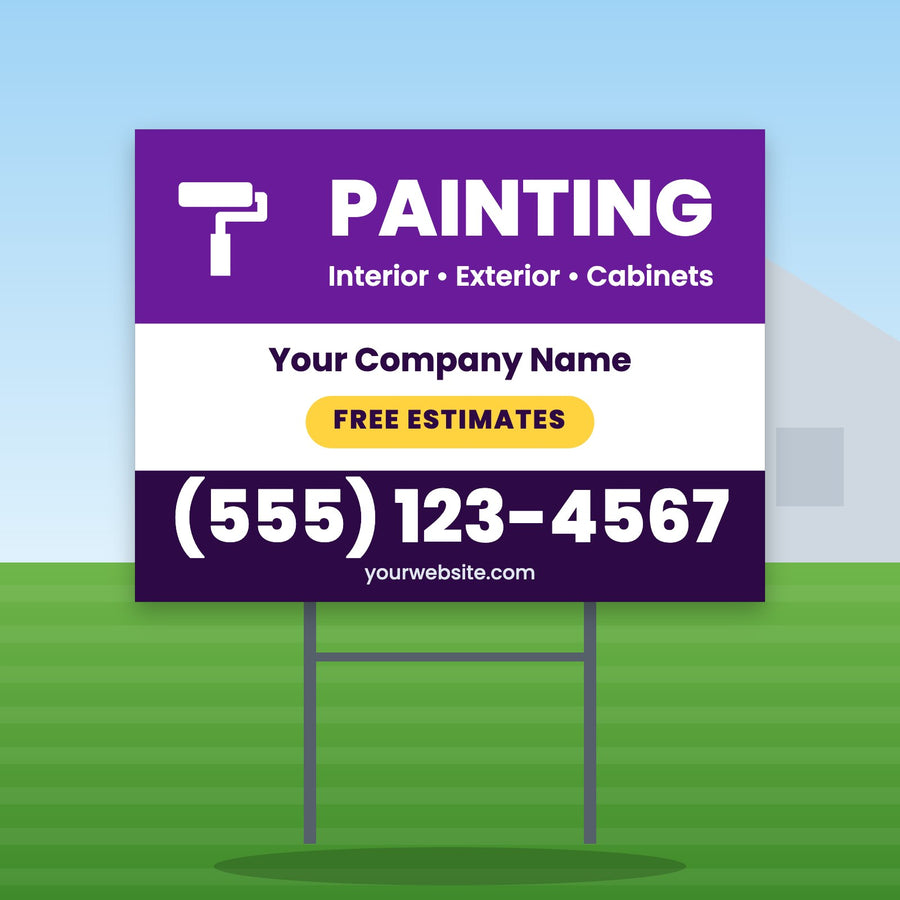Painting Yard Sign Design 1