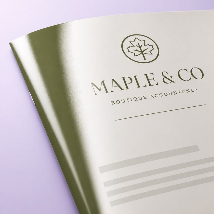 Premium Glossy Booklets 8.5x11, 100lb gloss text