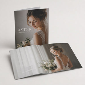 Premium Matte Booklets 8.5x11, 100lb silk text, matte finish, shown in an alternate use