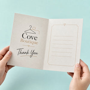 Recycled Greeting Cards, 13pt Enviro stock, 100% recycled, uncoated