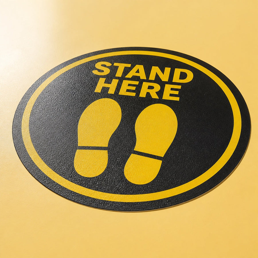 Social Distancing Floor Stickers