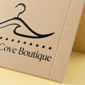 Spot UV Greeting Cards, 14pt laminated stock, matte lamination with spot UV