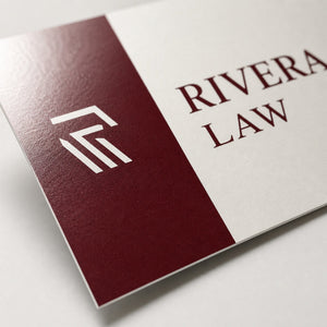 Close-up of the clean offset printing on Standard Business Cards