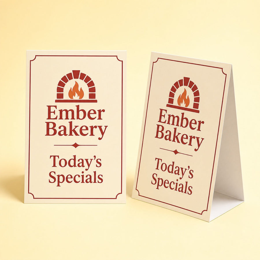 Table Tent Cards