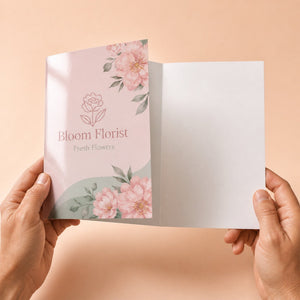Writable High-Gloss Greeting Cards, 14pt C1S stock, UV cover, 8.5x5.5, 10x7, 8.5x11