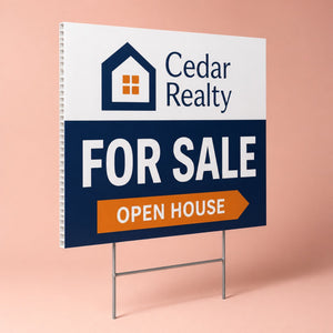 Yard Signs 10mm, 10mm corrugated plastic (coroplast), 6x24 to 48x48