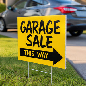 Yard Signs 10mm, 10mm corrugated plastic (coroplast), 6x24 to 48x48