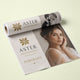 Canvas Roll Prints printed on uncoated poly-cotton artist canvas, unstretched roll, 24 x 36 inches, shown at an angle