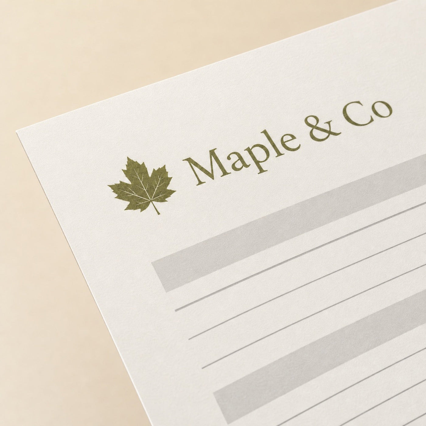 Custom Letterhead