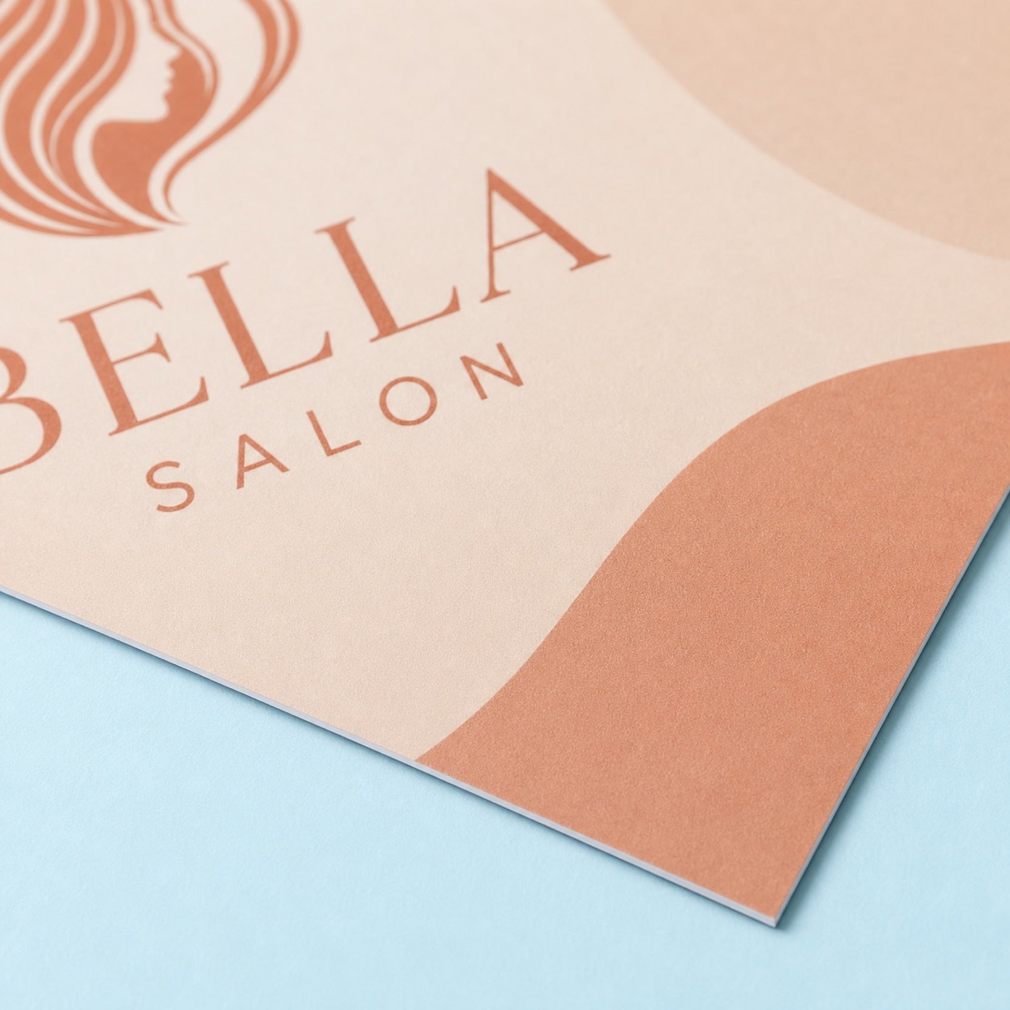 Close-up of the matte finish on Economy Matte Postcards