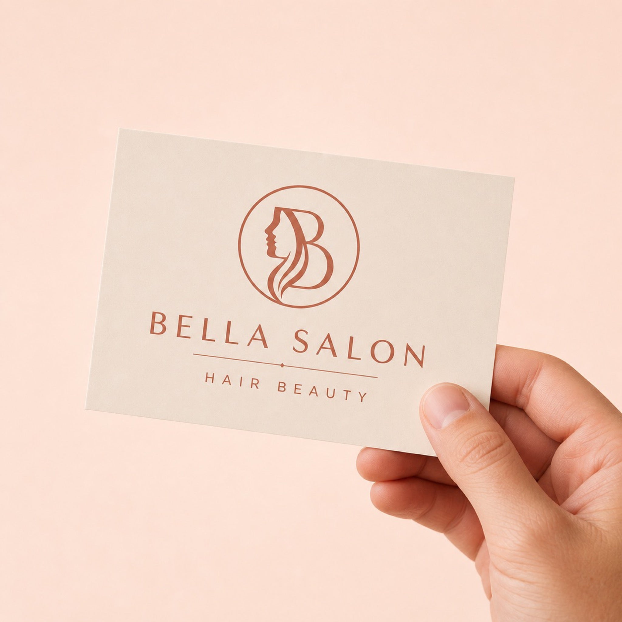 Economy Matte Postcards held in hand showing its 4 x 6 inches size