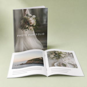 Glossy Booklets 8.5x11 shown as another common application