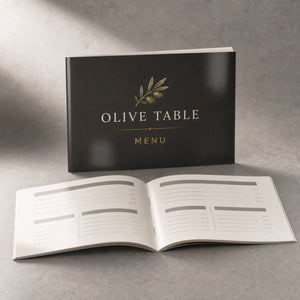 Glossy Booklets 8.5x5.5 shown as another common application