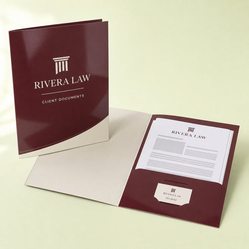 Glossy Presentation Folders