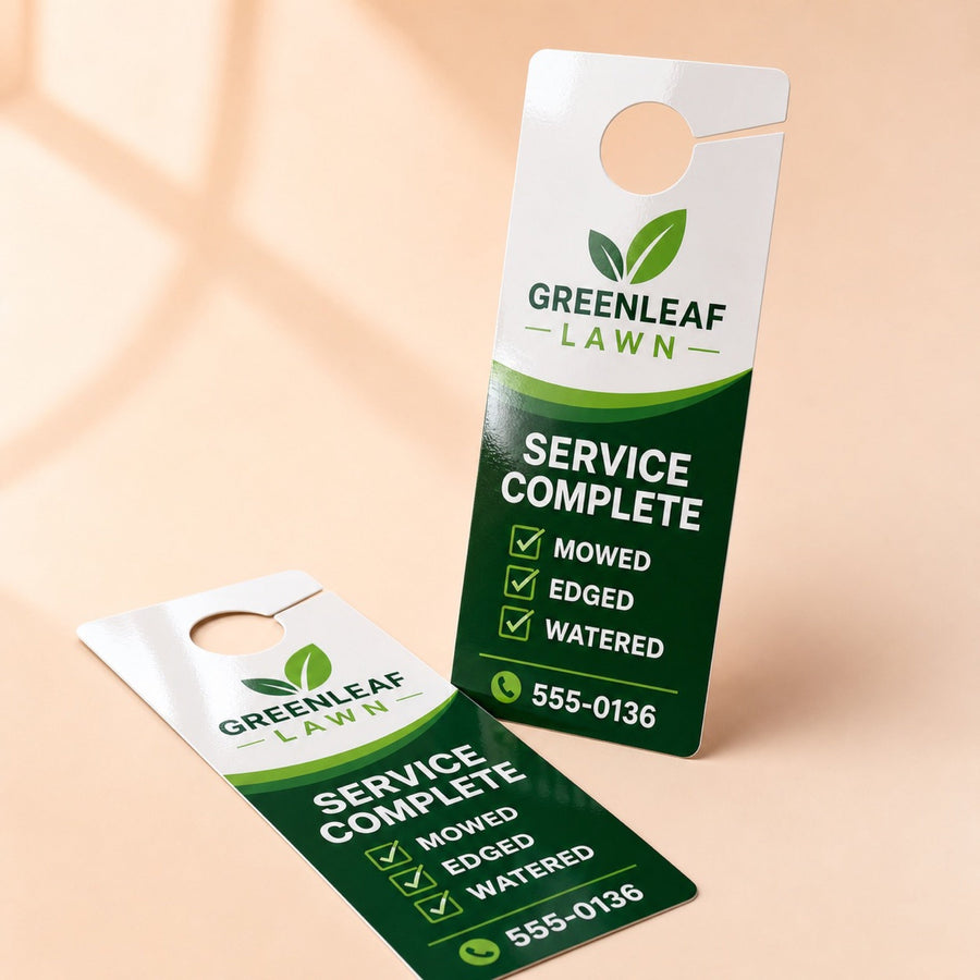 High-Gloss Door Hangers