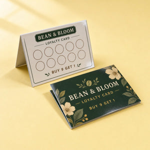 High-Gloss Folded Business Cards shown as another common application