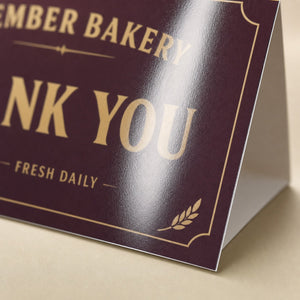 Close-up of the mirror high-gloss UV coating on High-Gloss Greeting Cards