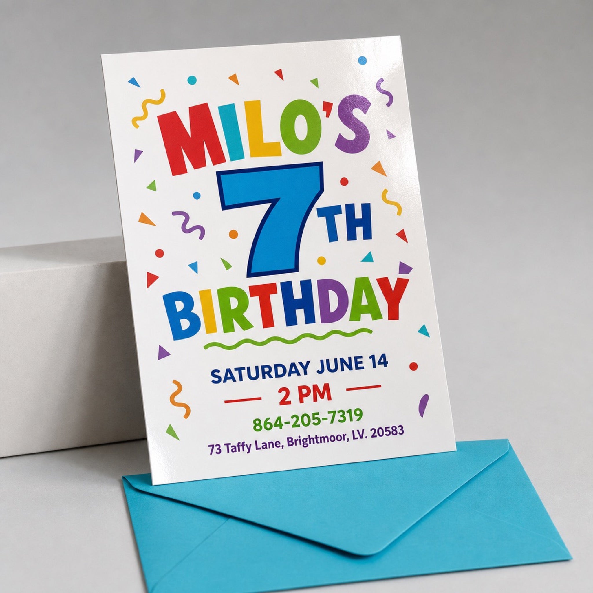 High-Gloss Invitations shown as another common application