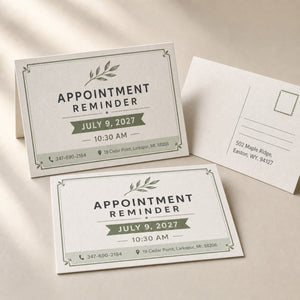 Linen Postcards shown as another common application
