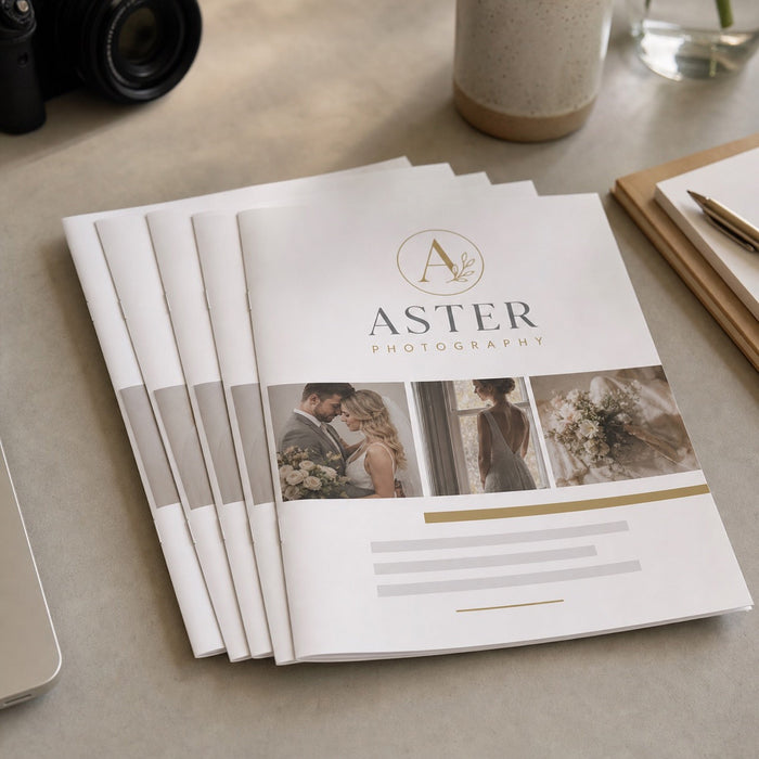 Matte Booklets 8.5x11, 80lb silk text, matte finish