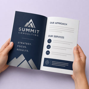 Matte Booklets 8.5x5.5, 80lb silk text, matte finish