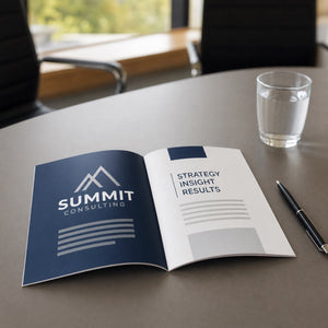 Matte Booklets 8.5x5.5, 80lb silk text, matte finish