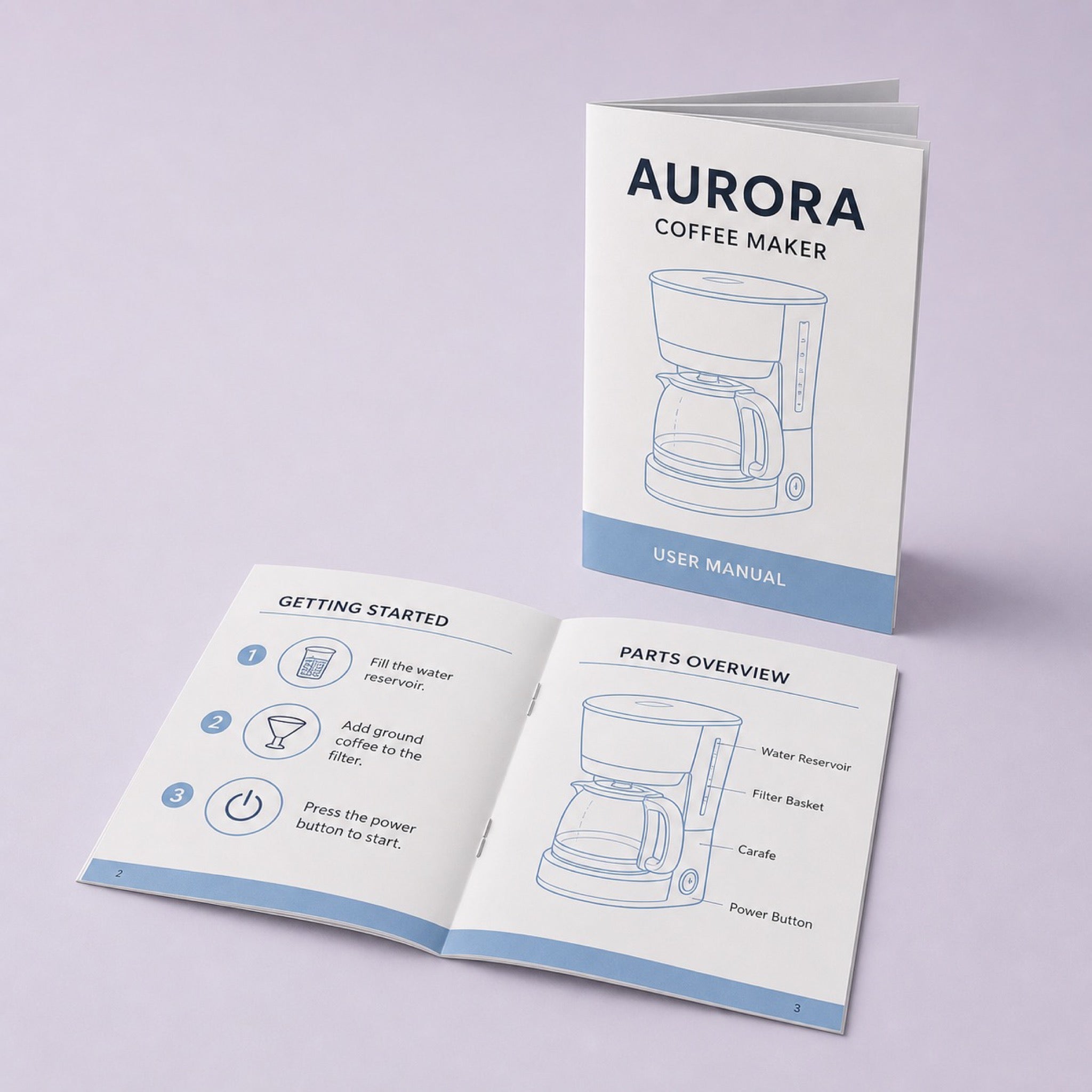 Matte Booklets 8.5x5.5, 80lb silk text, matte finish, shown in an alternate use