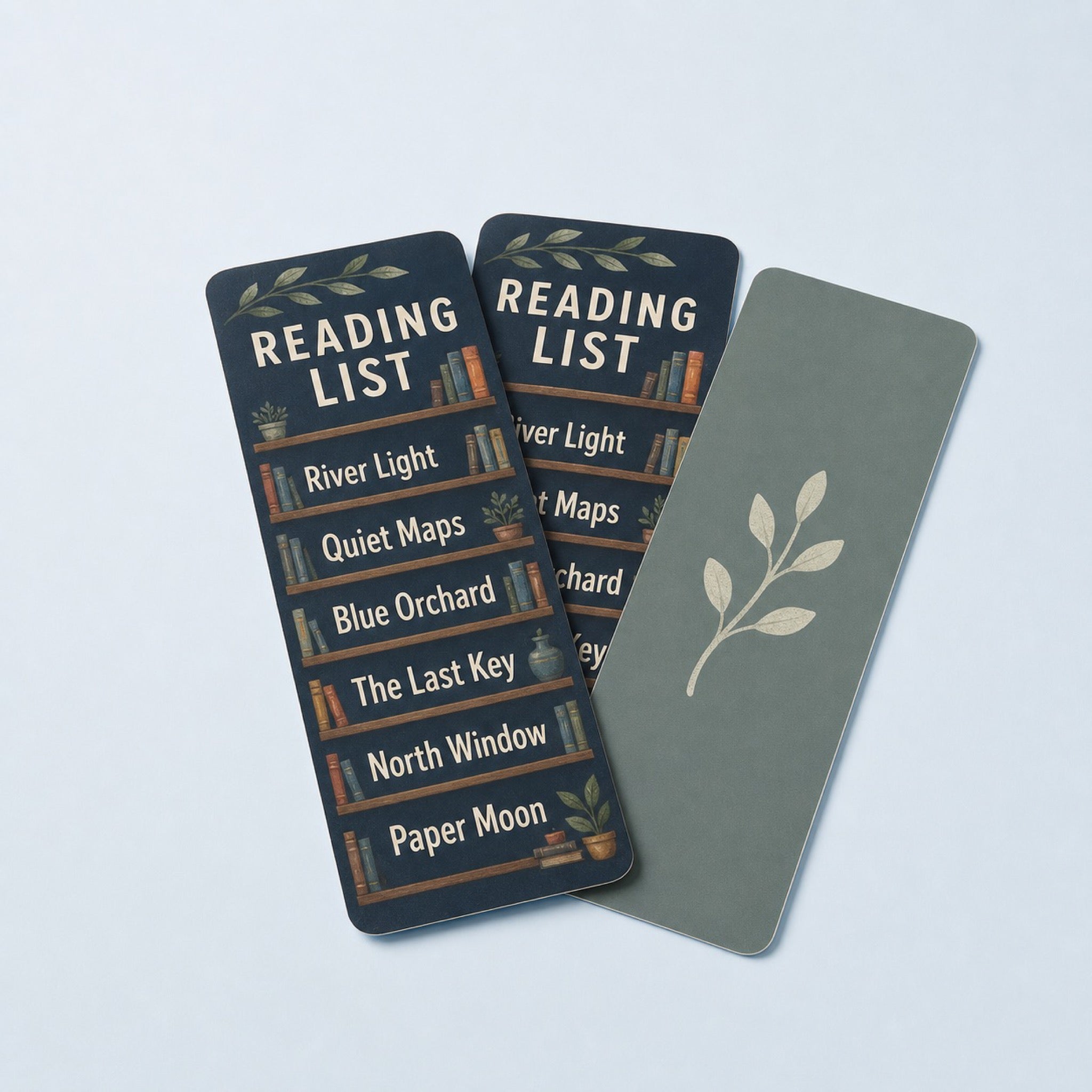 Matte Bookmarks, 14pt stock, matte finish, shown in an alternate use