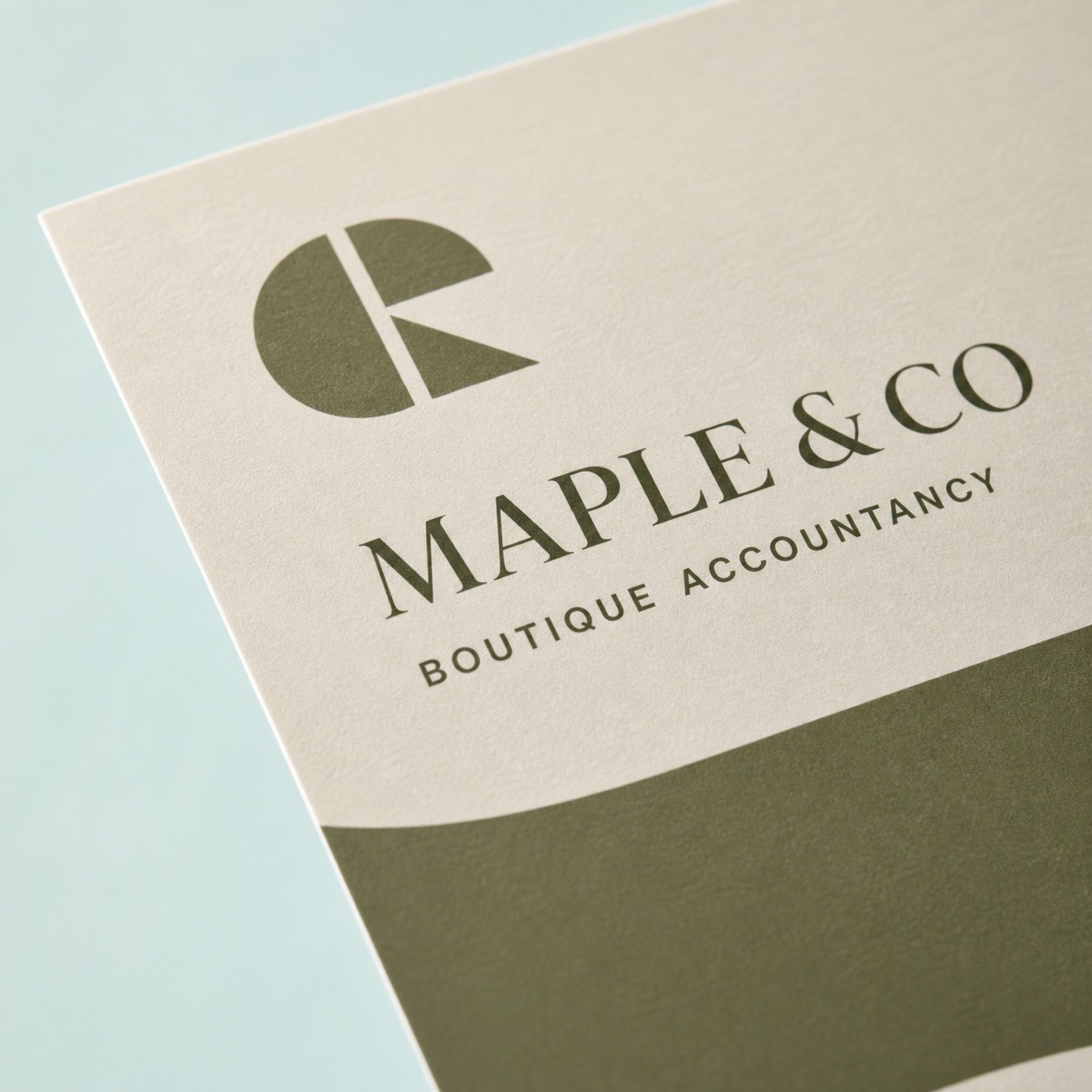 Matte Brochures, heavyweight text, matte finish