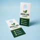 Matte Door Hangers, 14pt stock, matte finish