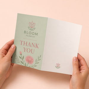 Matte Greeting Cards, 14pt stock, matte finish