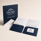 Matte Laminated Presentation Folders, 14pt stock, matte lamination