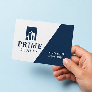 Matte Postcards held in hand showing its 4 x 6 inches size