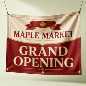 Matte Vinyl Banners, 13oz scrim vinyl, matte finish