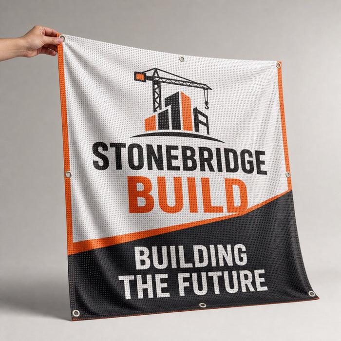 Mesh Banners, 8oz polyester mesh