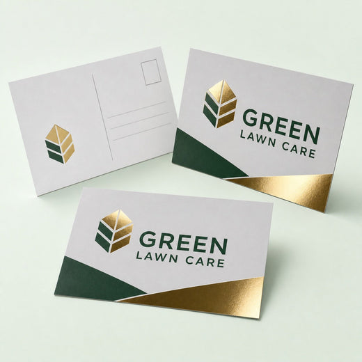 Metallic Foil Postcards