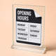 Opaque Window Clings, white opaque static cling vinyl