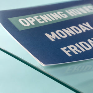 Opaque Window Clings, white opaque static cling vinyl