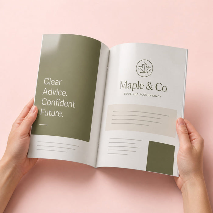 Premium Glossy Booklets 8.5x11, 100lb gloss text