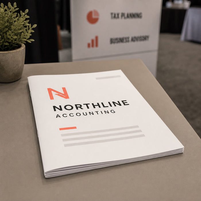 Premium Matte Booklets 8.5x11, 100lb silk text, matte finish