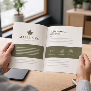 Premium Matte Booklets 8.5x5.5, 100lb silk text, matte finish