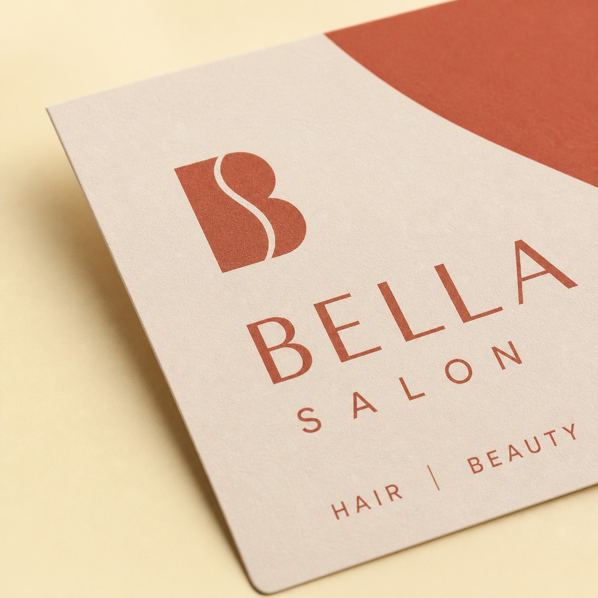 Close-up of the matte finish on premium stock on Premium Matte Business Cards